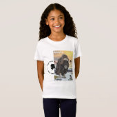 Muskox Stamp Souvenir T-shirt (Voorkant volledig)