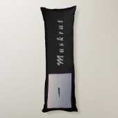 Muskrat Body Pillow Lichaamskussen (Achterkant (Verticaal))