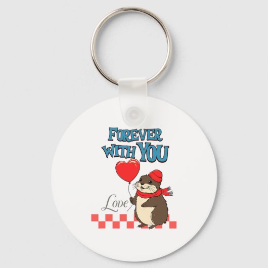 Muskrat Love Forever With You  Sleutelhanger (Voorkant)