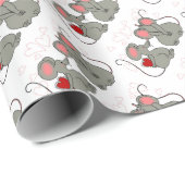 Muskrat Love Gift Wrap Cadeaupapier (Rol Hoek)