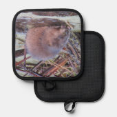 Muskrat Pannenlap (Voorkant / Achterkant)