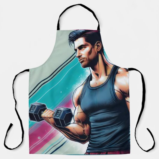 Muskulöser Mann Schort (Voorkant)