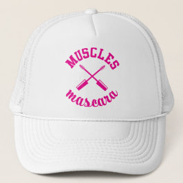 Muskusen en Mascara Trucker Hat Pink Pet
