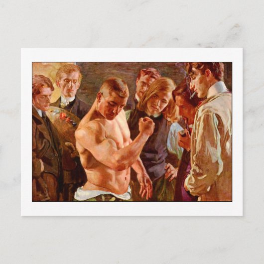 Muskussens van Osmar Schindler Briefkaart (Voorkant)