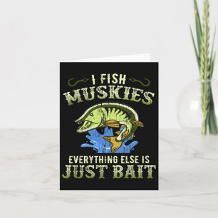 Musky Gevist Gift Idee Muskie Shirt Kaart