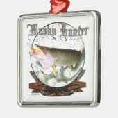Musky hunter 1 metalen ornament (Links)