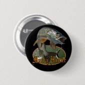 Musky Hunter 9 Ronde Button 5,7 Cm (Voorkant /achterkant)
