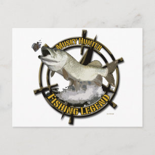 Musky Hunter legende Briefkaart