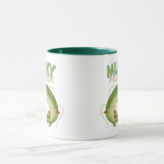 Musky Hunter Visser Trendy Design Koffie Mok (Midden)