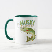 Musky Hunter Visser Trendy Design Koffie Mok (Links)