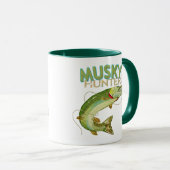 Musky Hunter Visser Trendy Design Koffie Mok (Voorkant rechts)