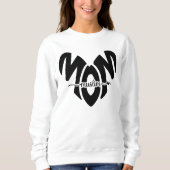 muslim mom heart sweatshirt (Devant)