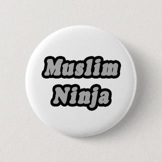 Muslim Ninja Ronde Button 5,7 Cm