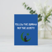 Muslim Quotes Briefkaart (Staand voorkant)