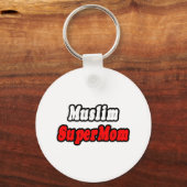 Muslim SuperMam Sleutelhanger (Voorkant)