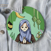 Muslimah Ronde Button 6,0 Cm (In situ)