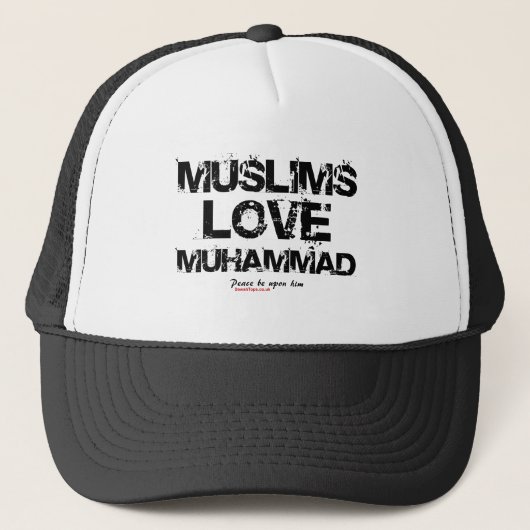 Muslims Love Muhammad Trucker Pet (Voorkant)