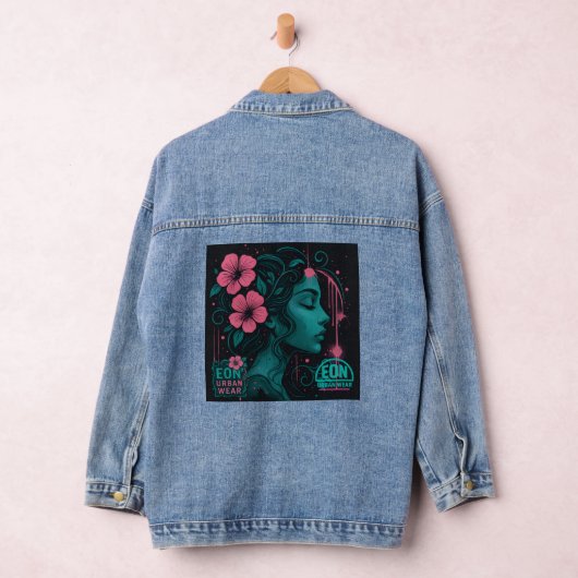 MUSSA FLORAL DENIM JACKET (Hangar)