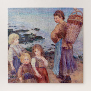 Mussel-Fishers by Renoir Impressionist Painting Legpuzzel