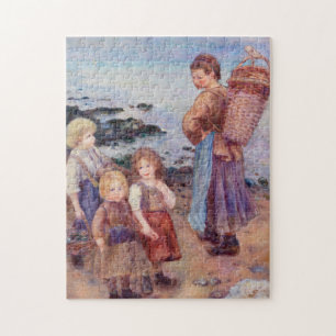 Mussel-Fishers by Renoir Impressionist Painting Legpuzzel