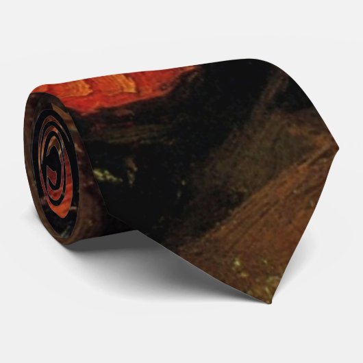 Mussels en garnalen van Vincent van Gogh Stropdas (Opgerold)