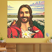 Mussen en lelies canvas afdruk (Insitu (Woonkamer))