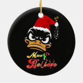 Must Believe Christmas Keramisch Ornament (Achterkant)