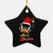 Must Believe Christmas Keramisch Ornament (Achterkant)