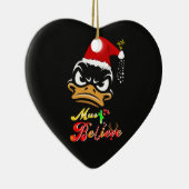 Must Believe Christmas Keramisch Ornament (Rechts)