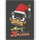 Must Believe Christmas Sticker (Voorkant)