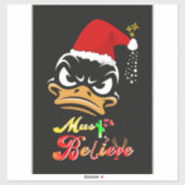 Must Believe Christmas Sticker (Vel)