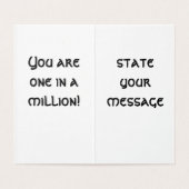 ✨ Must-have "Bedankt, ooit zo veel personaliseren Kaart (Binnenkant ongevouwen)