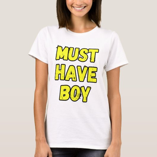 Must Have Boy T-Shirt – Fun & Bold Statement Tee (Devant)