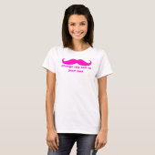 Mustache Aanpassen T-shirt (Voorkant volledig)