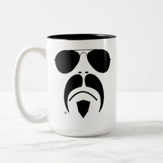 Mustache Aviator Style Mok zonnebrillen