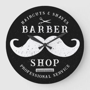 Mustache Barber Shop Modern Haarstylist Barbershop Grote Klok
