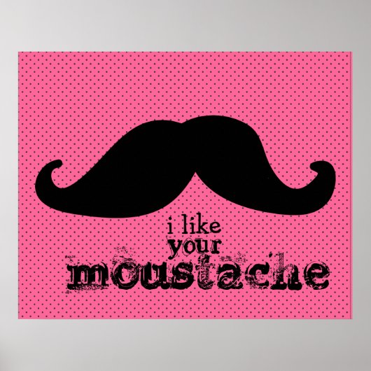 Mustache - Black Sky reeks Poster (Voorkant)