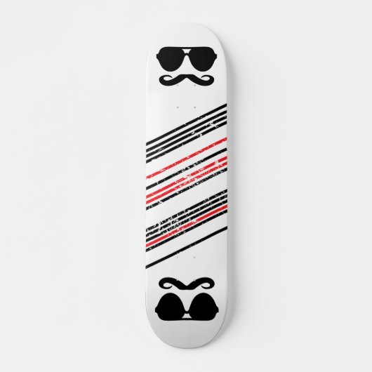 Mustache Board Skateboard (Voorkant)