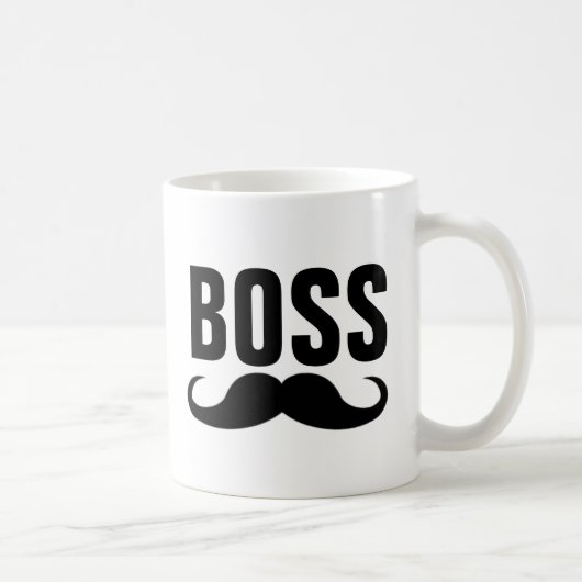 Mustache BOSS tasses à café (Droite)