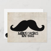 Mustache Briefkaart (Voorkant / Achterkant)