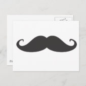 Mustache Briefkaart (Voorkant / Achterkant)