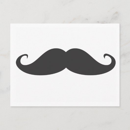 Mustache Briefkaart (Voorkant)