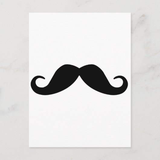 Mustache Briefkaart (Voorkant)