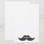 Mustache Briefpapier (Voorkant / Achterkant)