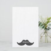 Mustache Briefpapier (Staand voorkant)