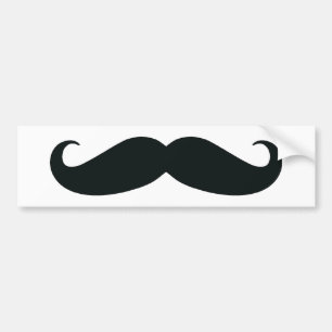 Mustache Bumpersticker
