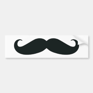 Mustache Bumpersticker