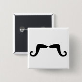 Mustache Button (Voorkant /achterkant)
