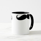 Mustache Café Beveree Mug (Devant droit)