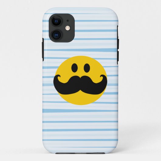 Mustache Case-Mate iPhone Case (Achterkant)